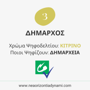 Νέα Οριζόντια Δύναμη - Χρώματα Ψηφοδελτίων